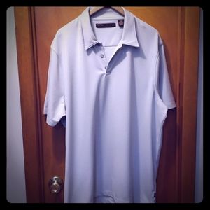 Men's Light Grey Perry Ellis Polo Shirt Size XXL